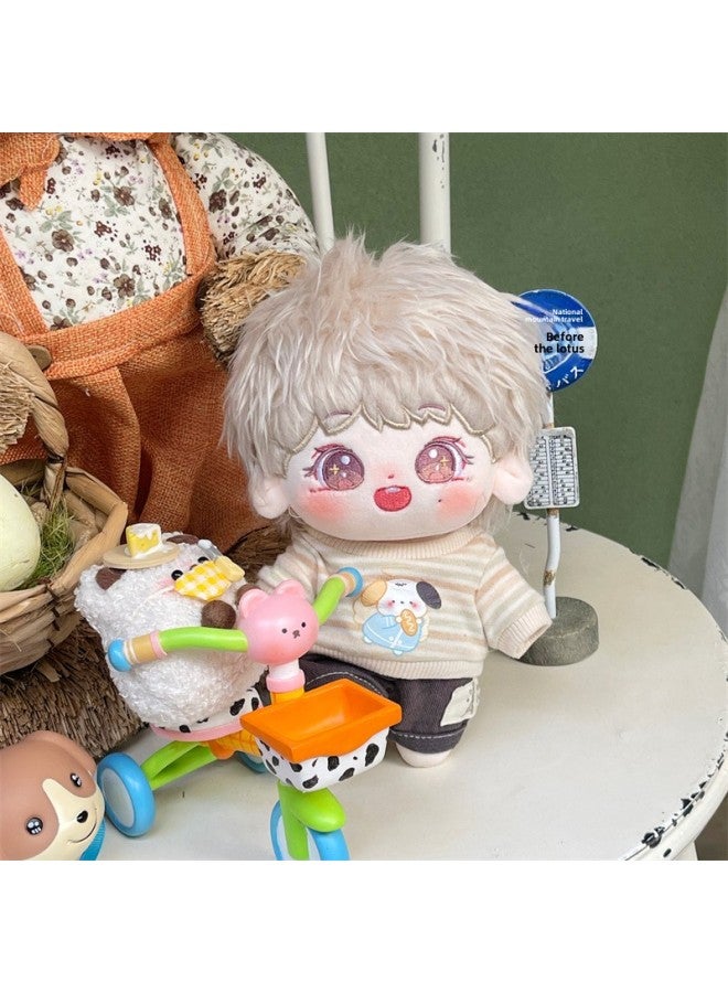 20cm Yan Haoxiang Plush Long Hair Cotton Doll Skeleton Star Doll Yan Haoxiang Doll Wholesale-Specifications:20cm Skeleton 2 Days Delivery-Color:Yan Haoxiang + Panda Zipper Suit + Yellow Camera - Image 5