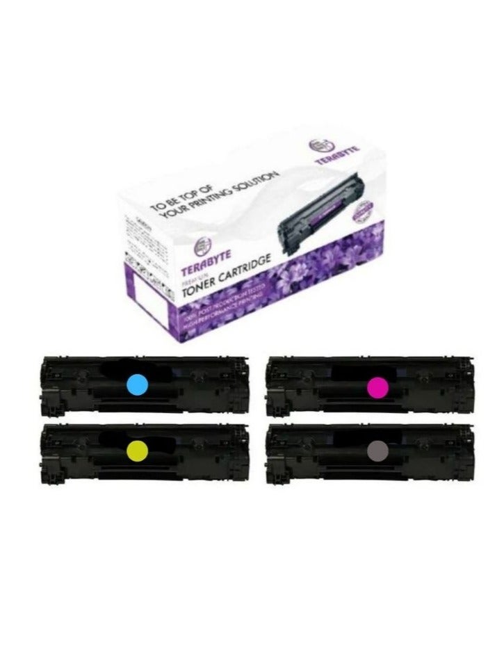 تيرابايت خرطوشة حبر متوافقة 216A لمجموعة Color LaserJet Pro MFP M182 وM183 الكاملة (1BK+1C+1M+1Y) - Image 1