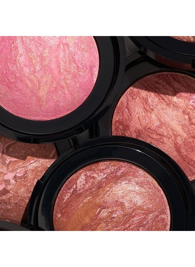 LAURA GELLER NEW YORK Baked Blush-n-Brighten Marbleized Blush- Raspberry Creamy Lightweight Matte Finish  - Image 3