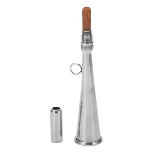 Chiffonade 304 Stainless Steel Emergency Use Removable Mouthpiece Boat Fog Horn Silver Handheld Foghorn Marine Safety Equipment(1 x Handheld Foghorn) - Image 2