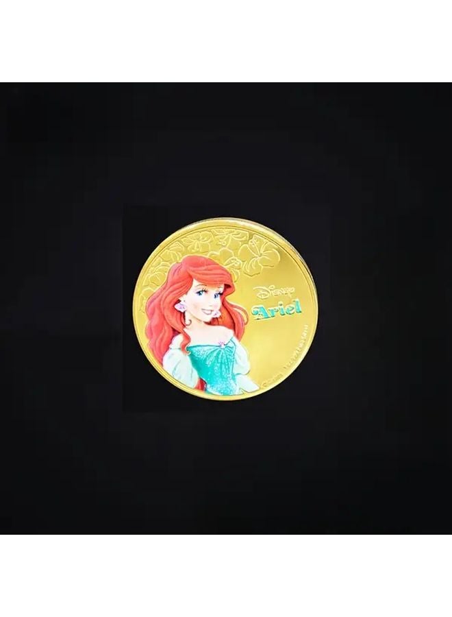 Mermaid Princess Commemorative Coin Collection Elegant Gift For Friends Valentine - Image 1