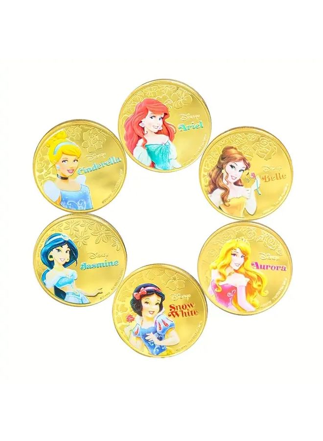 Mermaid Princess Commemorative Coin Collection Elegant Gift For Friends Valentine - Image 2