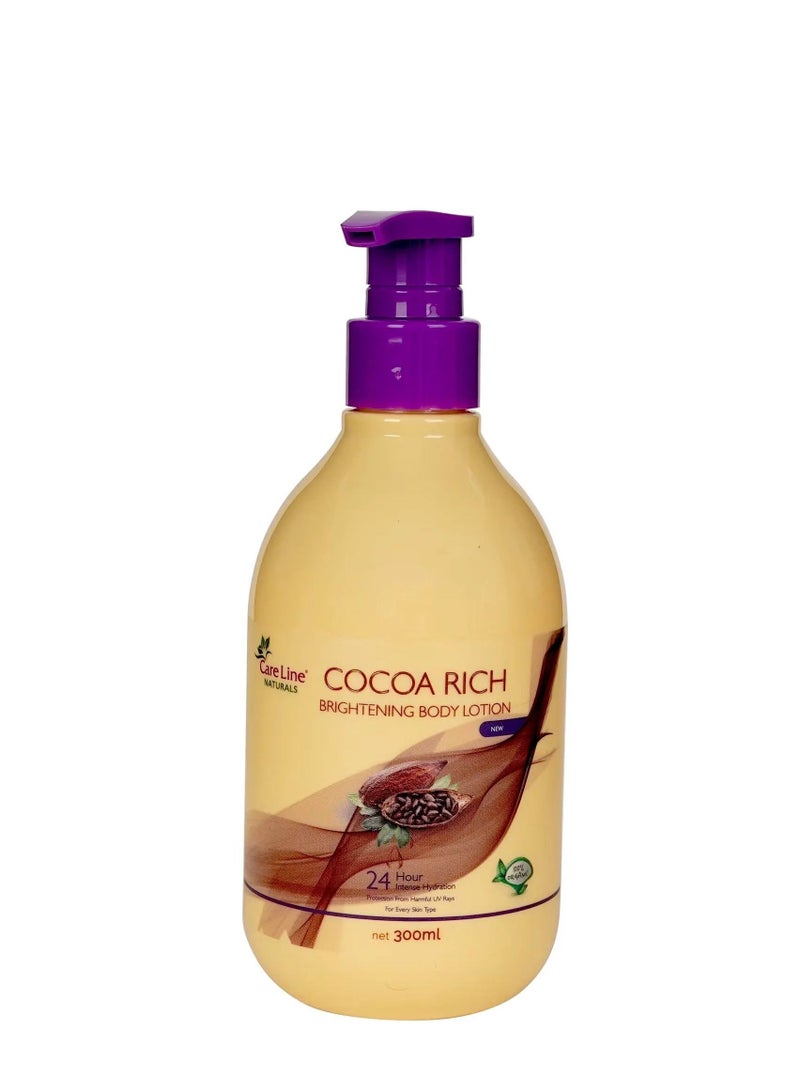 CARE LINE لوشن الجسم المشرق الغني بالكاكاو