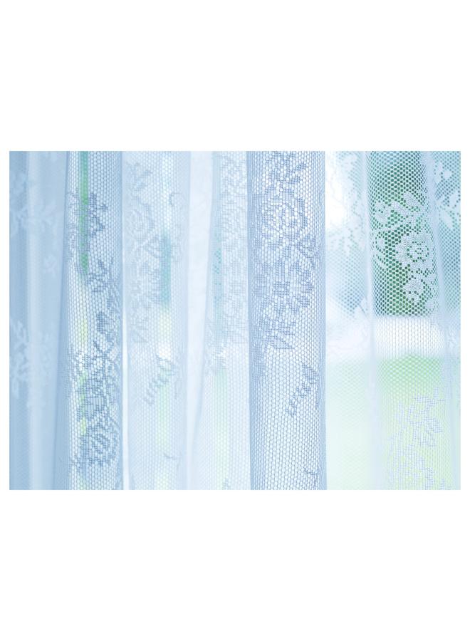 erorex Net Curtains, 1 Pair, Off-White, 145X300 Cm - Image 4