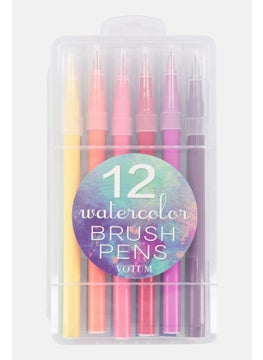 12 Watercolors Brush Pens, Transparent - pzsku/Z7474B3930CDE407D6B64Z/45/_/1737642697/6b65cd8b-e83b-495a-83c0-9954e0facff6