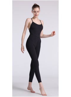 Loquat Dance Ballet Yoga Jumpsuit Black  - Image 2