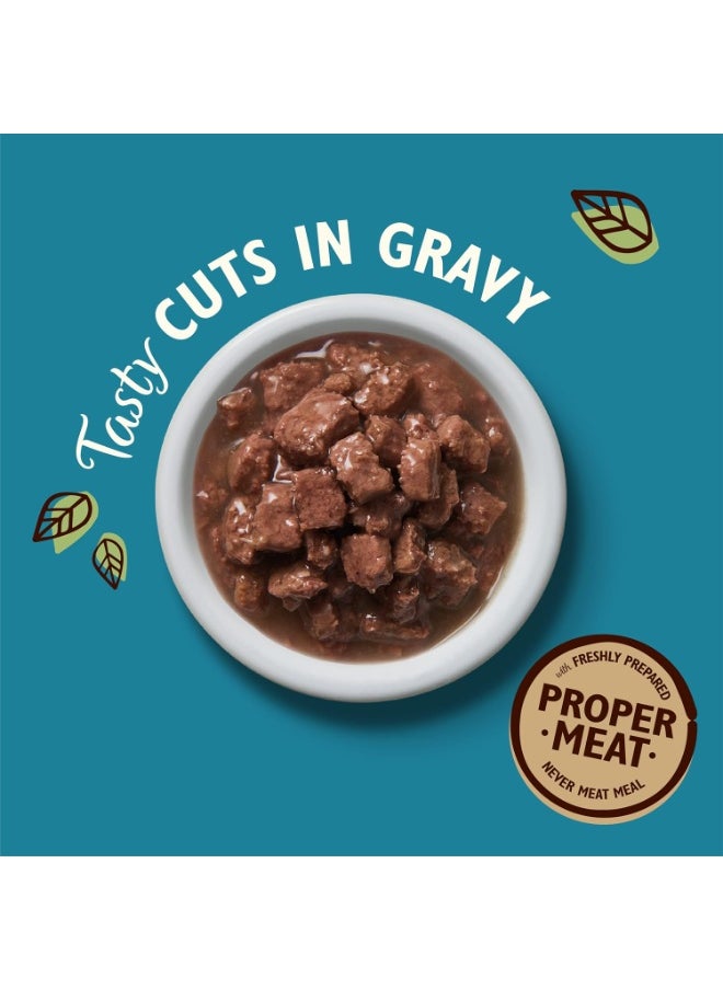ليلي كيتشن LILY'S KITCHEN Tasty Cuts Chicken & Fish Senior Wet Cat Food 85g X 6pcs  - Image 2
