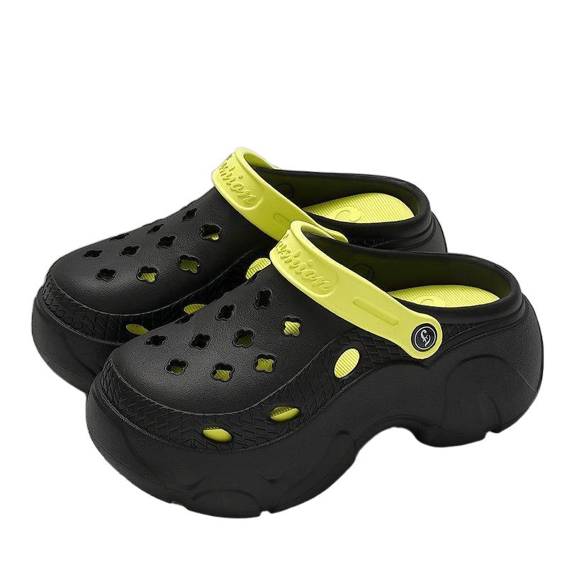 [Second Art] Thick-Soled Hole Shoes Garden Shoes Summer Wear New Eva Home Heightening Plus Size - Image 5
