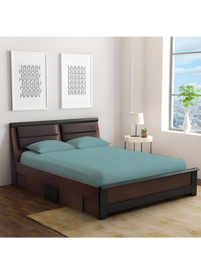 BYFT Orchard Exclusive (Sea Green) Queen Size Flat Sheet and Pillow covers (Set of 3 Pcs) Cotton percale Weave, Soft and Luxurious, High Quality Bed linen -180 TC  - Image 1