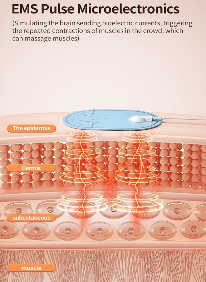 general EMS Massage Muscle Stimulators with 18 Massage Modes & 30 Levels, Rechargeable Dual Channel Massager for Sciatica Back Pain Relief with 8 TENS Machine Pads, for Full Body Pain Relief (Blue) - Image 2