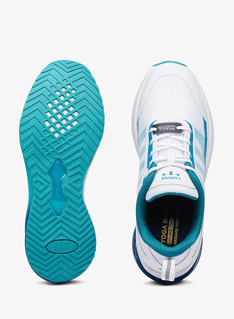 CAMPUS Men Rustik Yoga Max Lace-Up Running Shoes-White - Image 4