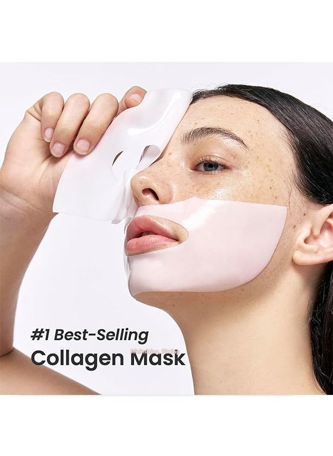 BIODANCE - 4 Patch Bio Collagen Real Deep Mask, Probiotios Galactomyces Ferment Filtrate, Low Molecular Hyaluronic Acid Solution, Low Molecular Collagen, Hydrating, Pore Minimizing, Firming - Image 1