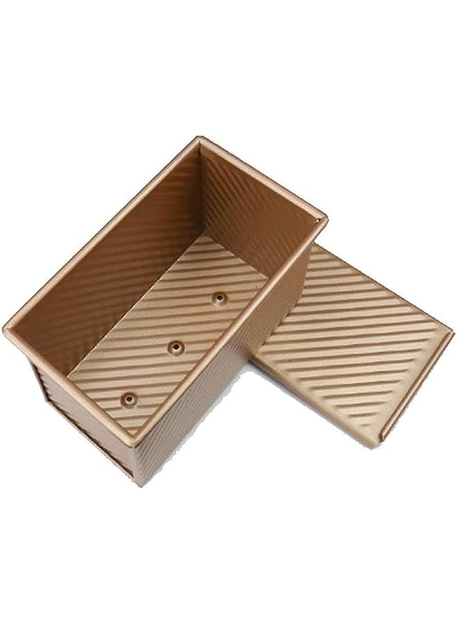 صينية رغيف مع غطاء، صينية خبز غير لاصقة، قالب خبز متين من الفولاذ الكربوني مع غطاء صينية خبز للخبز، صينية خبز للكعك محلي الصنع والخبز ورغيف اللحم - Image 1