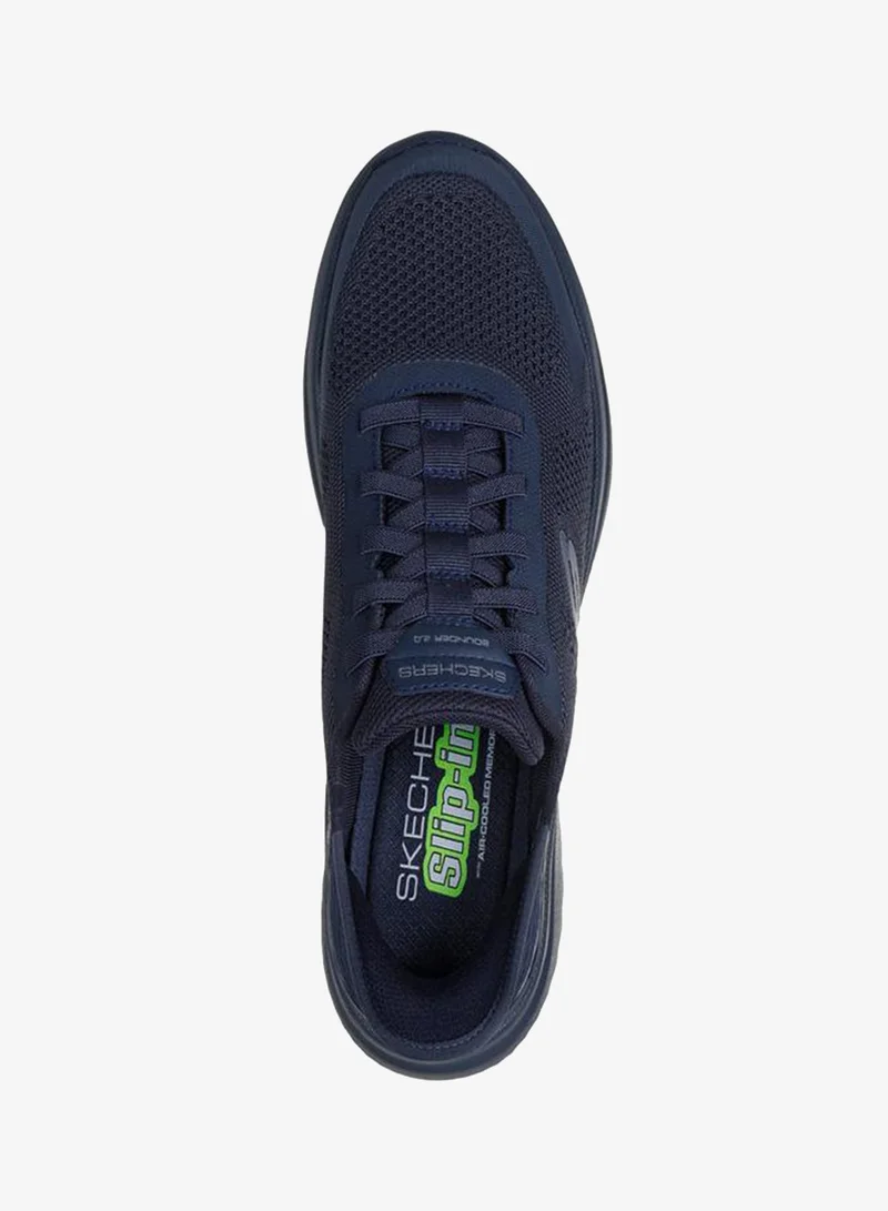 SKECHERS BLUE Men BOUNDER 2.0 Lace-Up Sports Shoes for Men | Best Price UAE