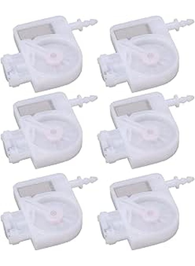 6Pcs Ink Damper Replacement for DX5 DX6 DX7 Printers Solvent Water Based Dye Pigment Ink - Image 1
