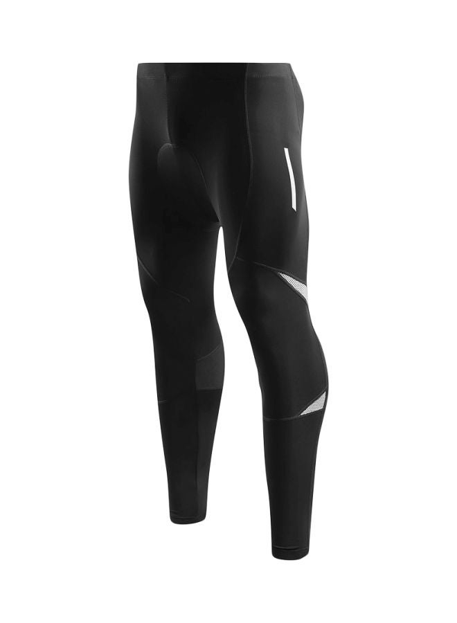 NIBEMINENT Gel Padded Reflective Bicycle Tights Leggings S - Image 1
