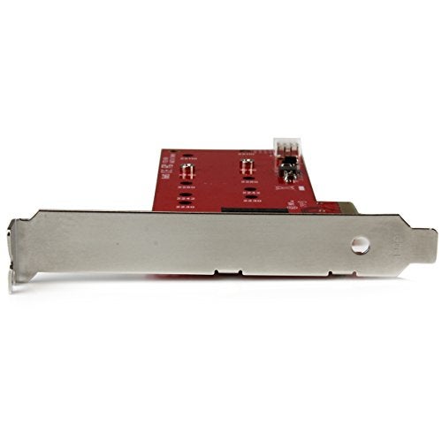 StarTech.com 2x M.2 SATA SSD Controller Card - PCIe - PCI Express M.2 SATA III Controller - NGFF Card Adapter , TAA (PEX2M2) - Image 3