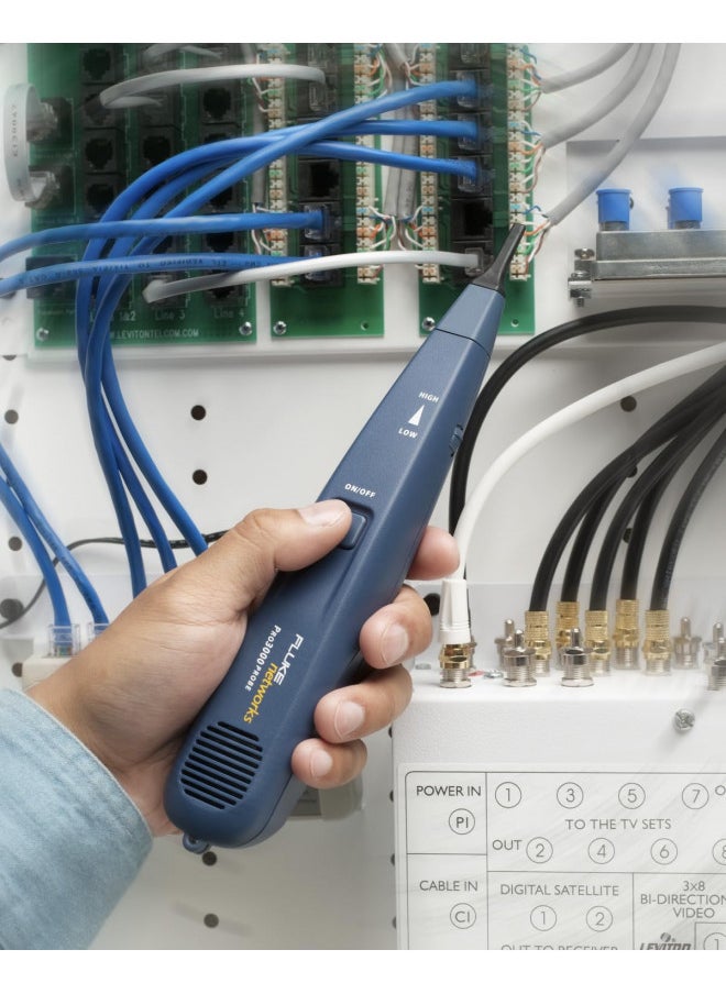 Fluke Networks Fluke Networks 26000900 Pro3000 Tone Generator and Probe Kit with SmartTone Technology, Blue  - Image 3