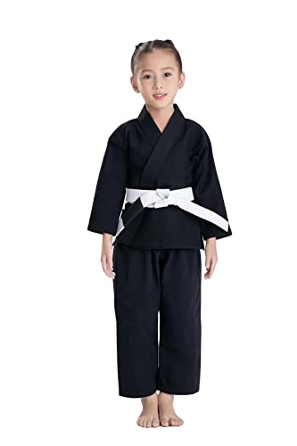 JUST YEARN Kids BJJ GI, Youth IBJJF Children’s Students Brazilian Jiujitsu Gi kimono Pre-washed Fabric - Image 3