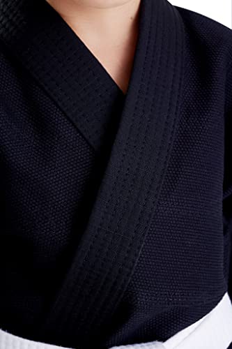 JUST YEARN Kids BJJ GI, Youth IBJJF Children’s Students Brazilian Jiujitsu Gi kimono Pre-washed Fabric - Image 5