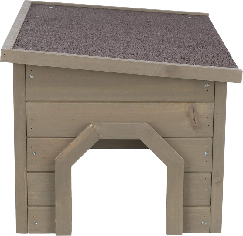 TRIXIE Natura Small Animal House Rabbit Hideout Playpen House Shelter for Rabbits Bunnies Guinea Pigs and Chinchillas GrayGreen - Image 5