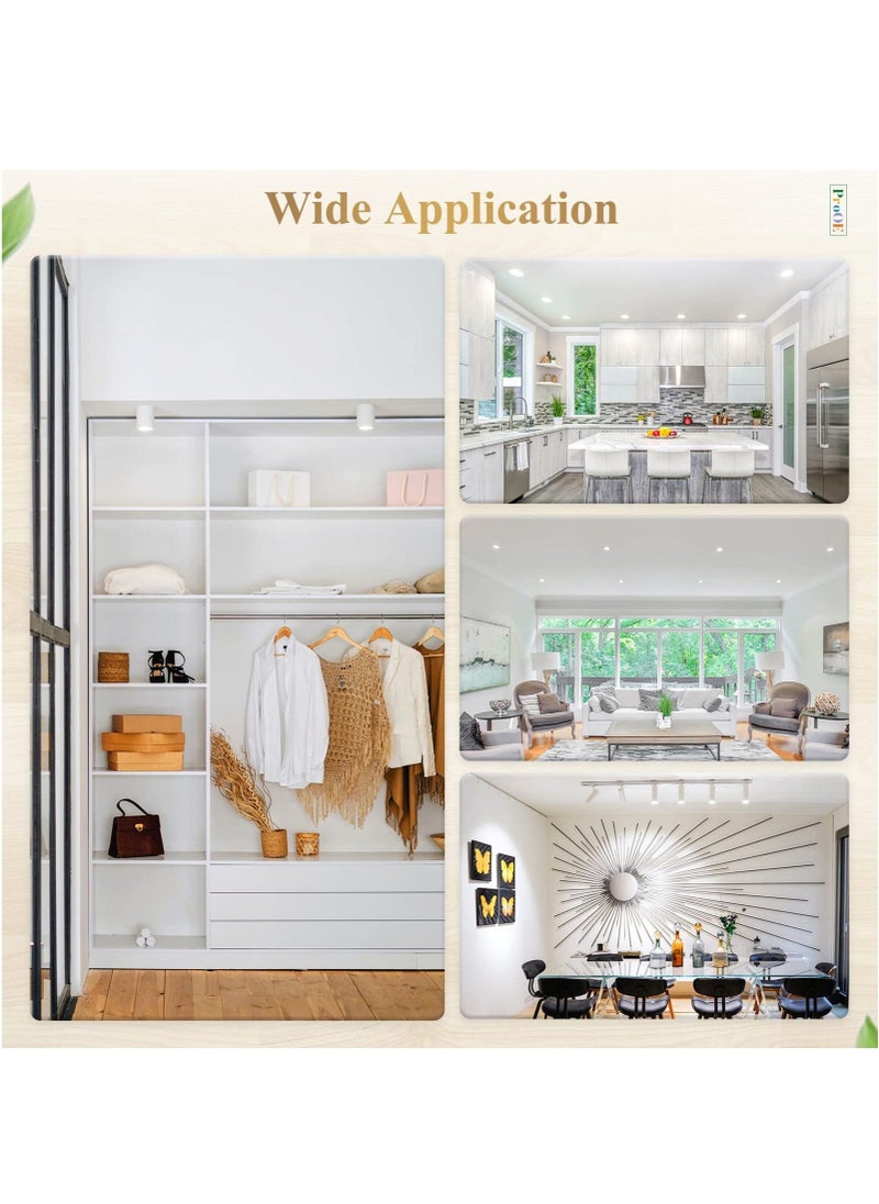 Eye-Protected GU10 LED Bulb, 6 Pack GU10 Bulb Replacement for Recessed Track Lighting, 400LM and 5000K Daylight White, 6W Spotlight Bulb for Office, Kitchen, Living Room, Bedroom - Image 4