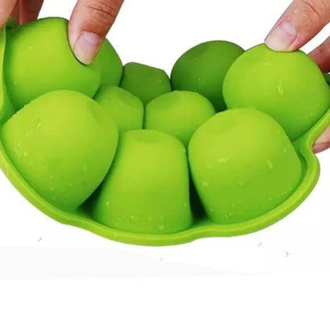 HAPPY BORN Silicone Stalk Ice Spring Shapes 10 Ice Shape Mold Popsicle Shapes Mini Silicone Ice Forms Ice Lolly Mold for Freezing Fruit Or Yogurt Yogurt Kulfi Mold Multicolor Pack of 1 - Image 2