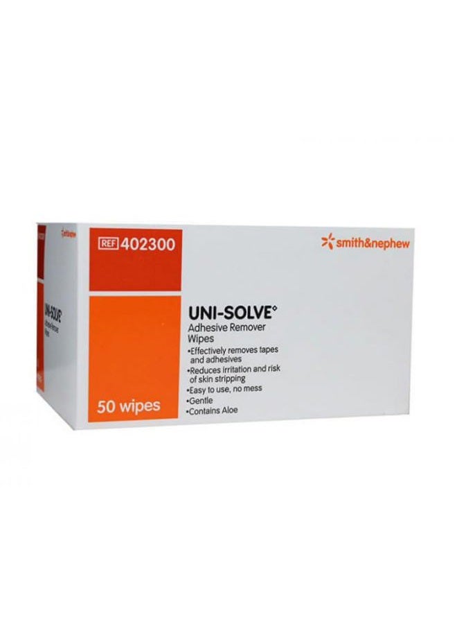 Smith&nephew مناديل إزالة اللاصق UNI-SOLVE 50 عد 4 عبوات - Image 2