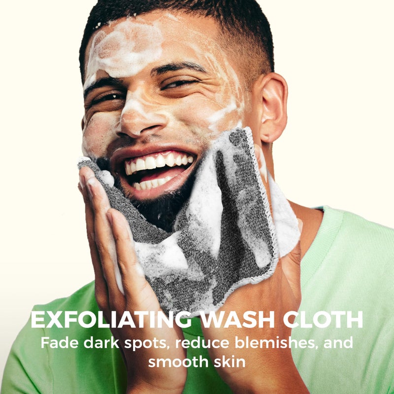 ZOMCHI 2 Count Wash Cloths, Exfoliating Washcloth with Dual Texture for Face and Body, Exfoliating Wash Cloth for Showering (Deep and Gentle) - Image 5