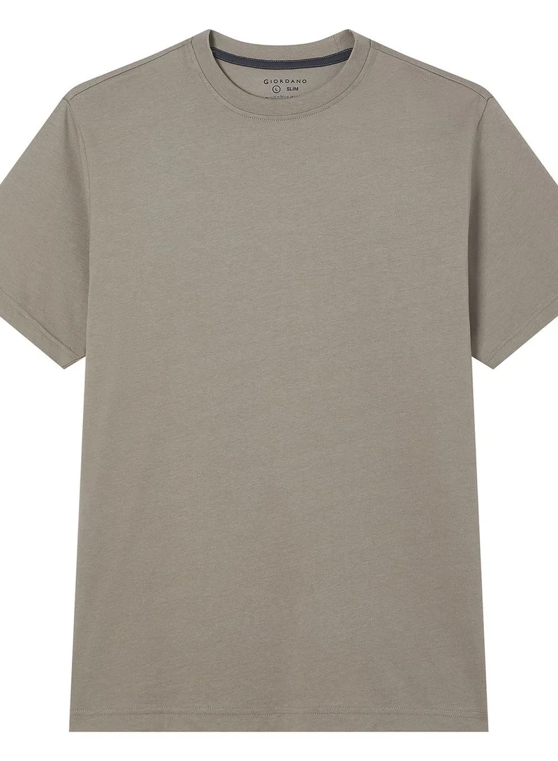 Giordano  Men’s Slim Fit Cotton Crew Neck Tee for Men | Best Price UAE