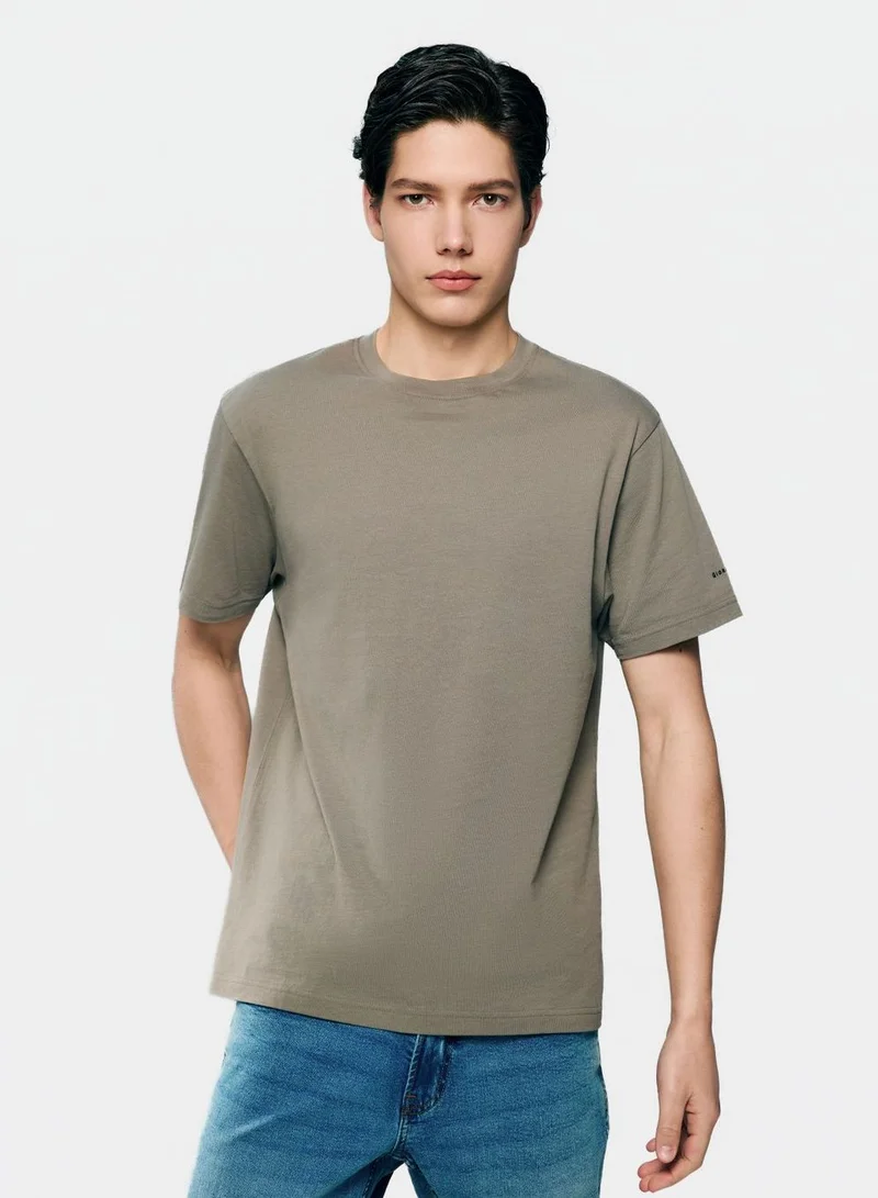 Men’s Slim Fit Cotton Crew Neck Tee
