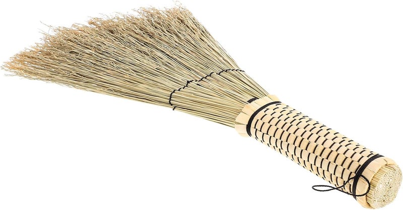 TOYANDONA Hand-Made Soft Corn Broom Dust Brush 26cm Small Woven Desktop Broom for Indoor Household Cleaning and Sofa Dusting - Image 1