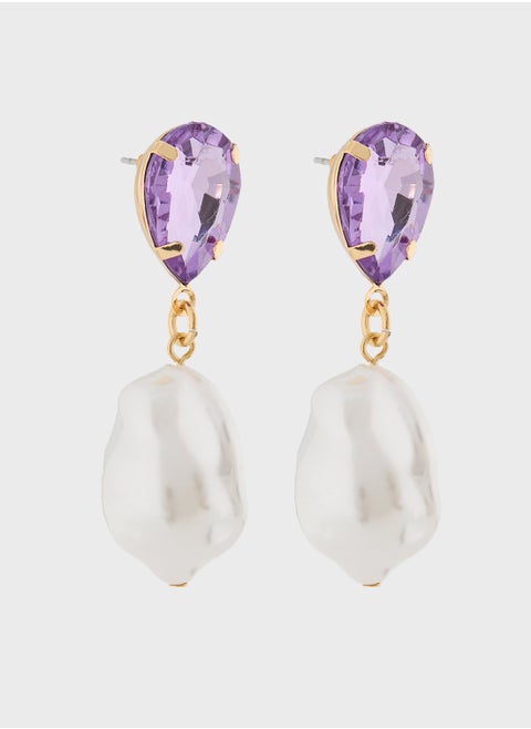 Pearl Hoop Earrings