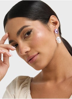 Ella Limited Edition Pearl Hoop Earrings  - Image 3