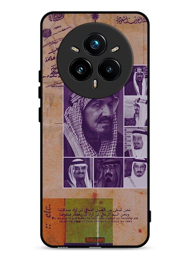 Tolwak Realme 14 Pro Plus 5G Protective Case Cover Saudi Kings Vintage Photos