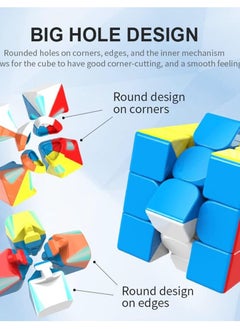 MoYu MoYu MFJS Meilong 3x3 Stickerless Speedcube  - Image 4