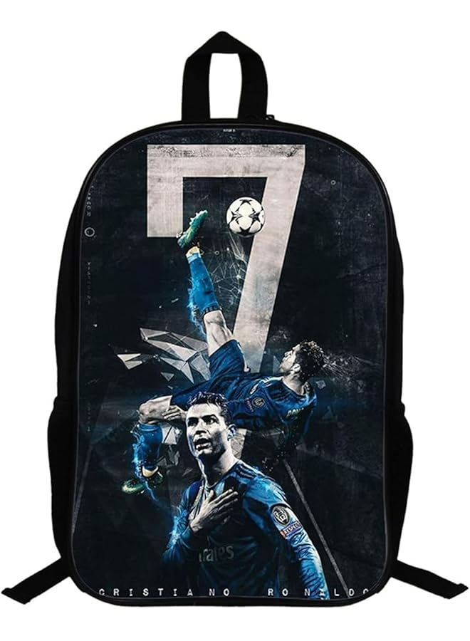 PROMASS C Ronaldo Children Backpack Daypack Schoolbag Teen Boys School Book bag