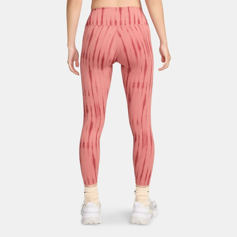 Nike red and pink tie dye Women's One Printed 7/8 Training Leggings for Women | Best Price UAE