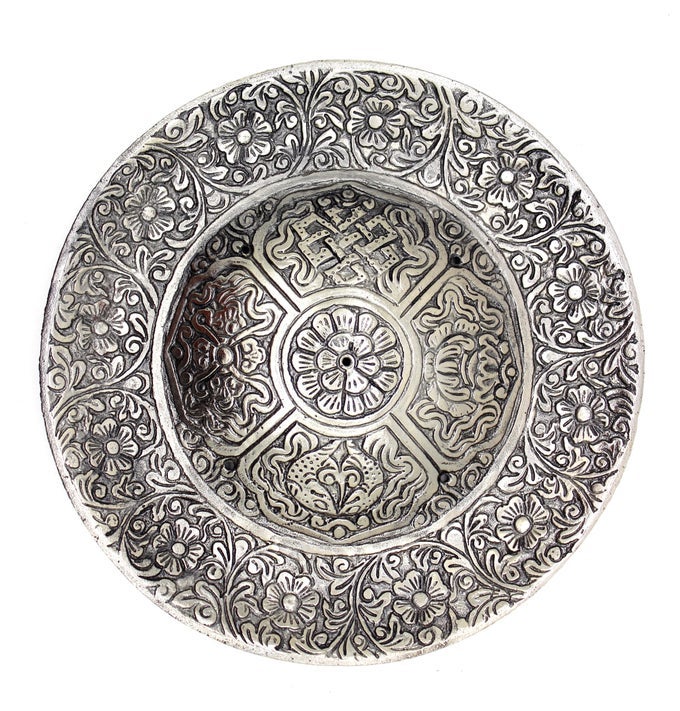 LARGE TIBETAN INCENSE BURNER 6 INCHES DIAMETER