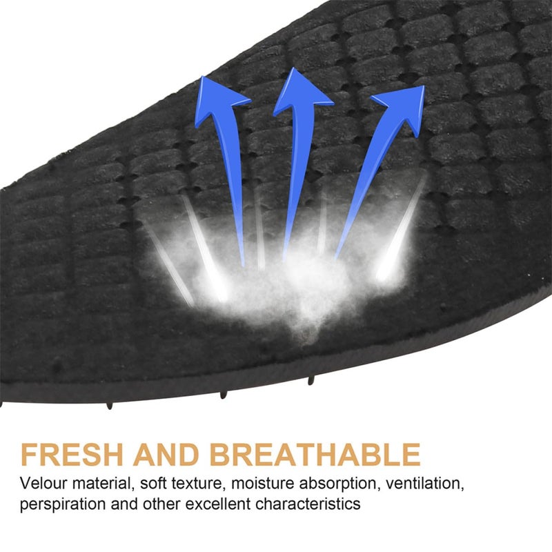 Unisex Detachable Height Increase Inserts Multi Layer Shock Absorption Shoe Insole Size 35 44 - Image 5