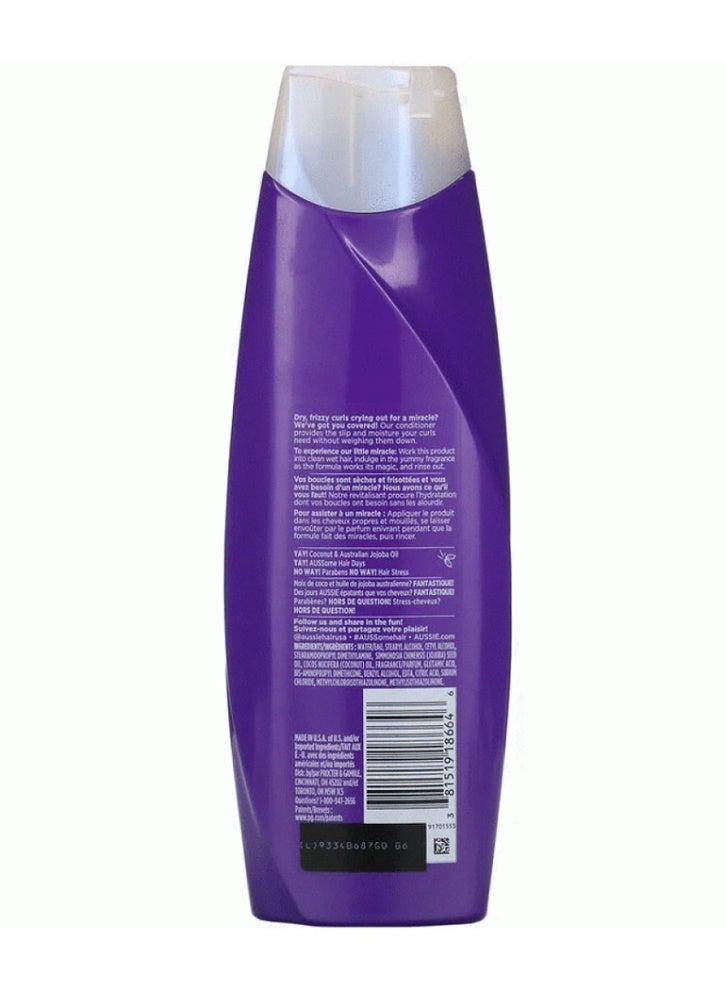 Aussie Miracle Conditioner for Frizzy Hair, Enriched with Coconut Oil and Australian Jojoba Oil, 360ml - Image 2