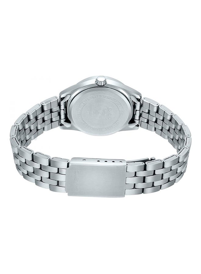 CASIO Men Stainless Steel Analog Wrist Watch MTP-1335D-1A2VDF - 38 mm - Silver - Image 3