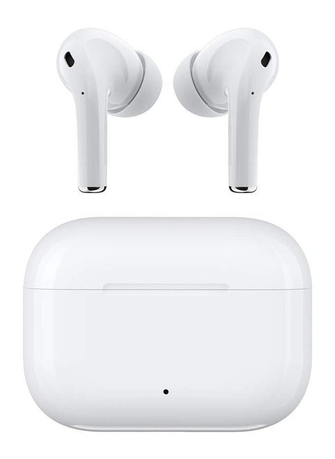 Wireless Air Pro Earphone TWS with Mic Pods Bluetooth IPX5 Bass True Wireless Earbuds (White)