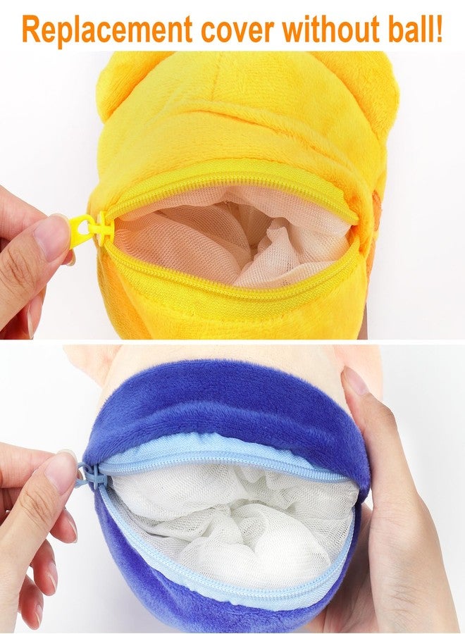 Mity rain Interactive Dog Ball Cover, Replacement Covers Only for Bouncing Ball (Blue Pig+Tiger) - Image 2