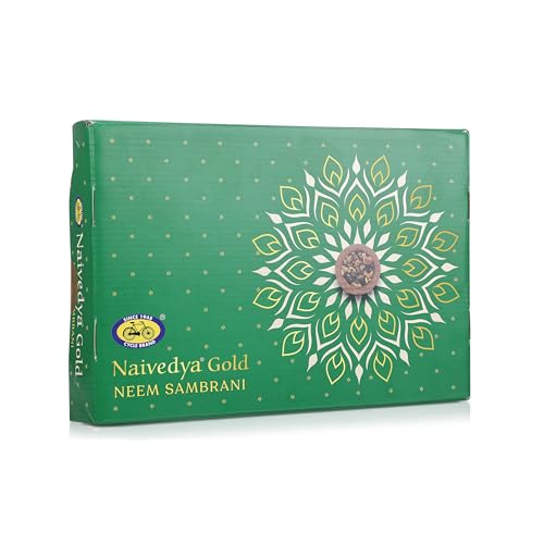 Cycle Pure Naivedya Gold Sambrani Dhoop Cups (Neem), 18 pcs with Holder | Charcoal-Free Havan Cups for Puja, Home & Festivals | Natural Guggal Dhoop for Rituals | Premium Dhoop Cones - Image 4
