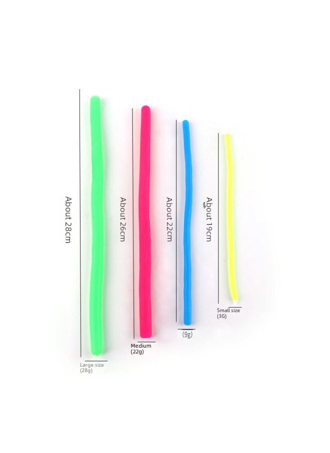 Generic Set Tpr Noodle Rope Venting Rope Stress Relief Soft Large Noodle Squeezable Joy-Color:A Pack Of 7-Specifications:Small Small Noodles 0.5*19cm Weight 3 Grams  - Image 5