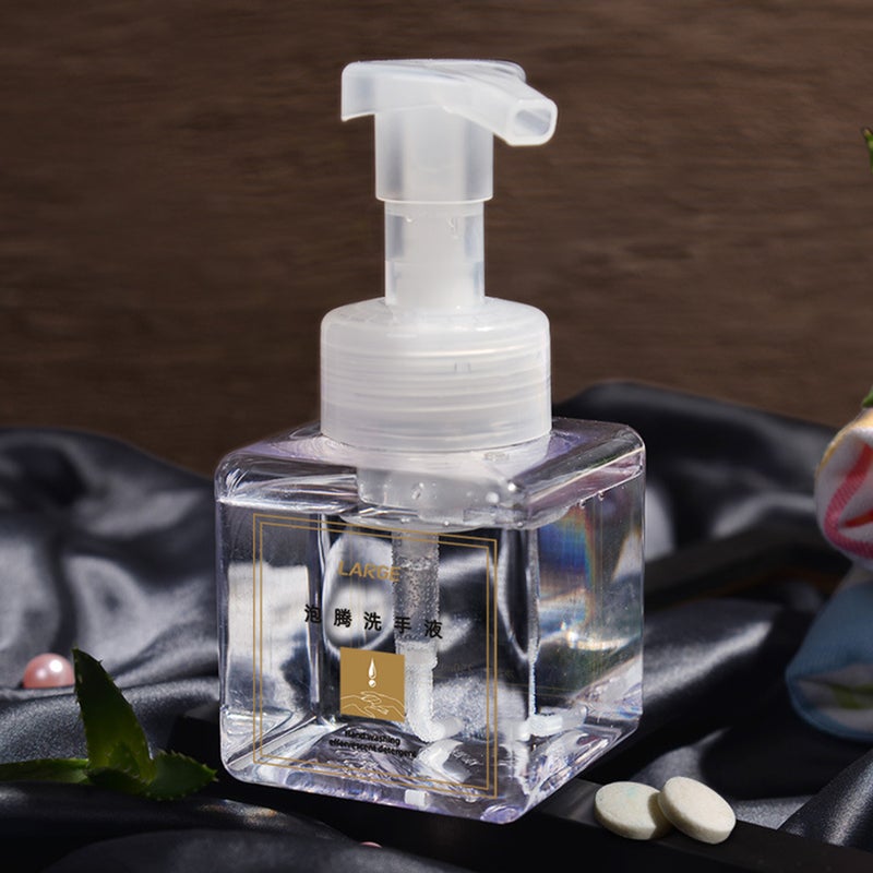 10PCS Effervescent Tablets with 200ml Refillable Bottle Set Effervescent Hand Sanitizer Washing Foam Hand Sanitizer Travel Dispenser Bottle for Children Adult Hands - Image 3