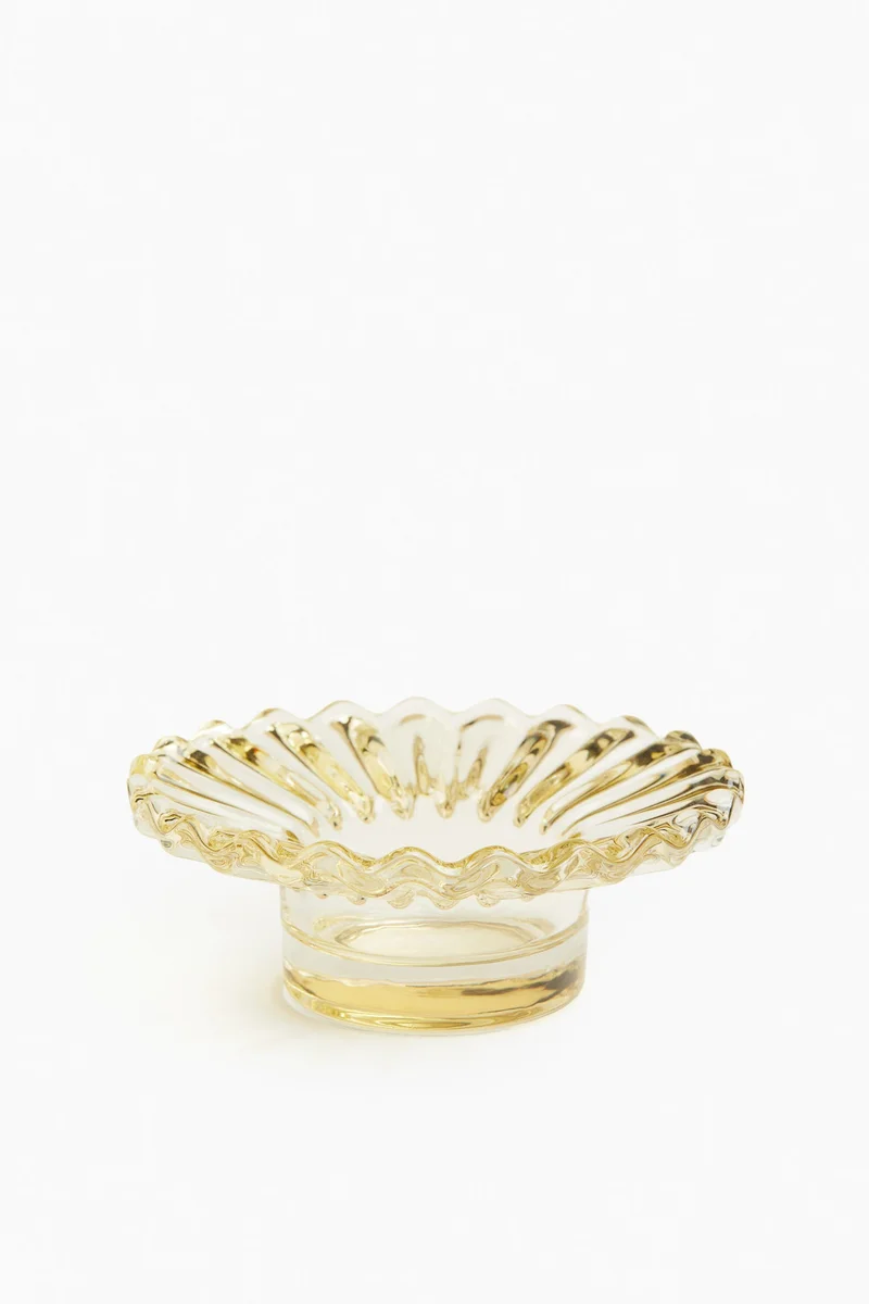 H&M Glass tealight holder