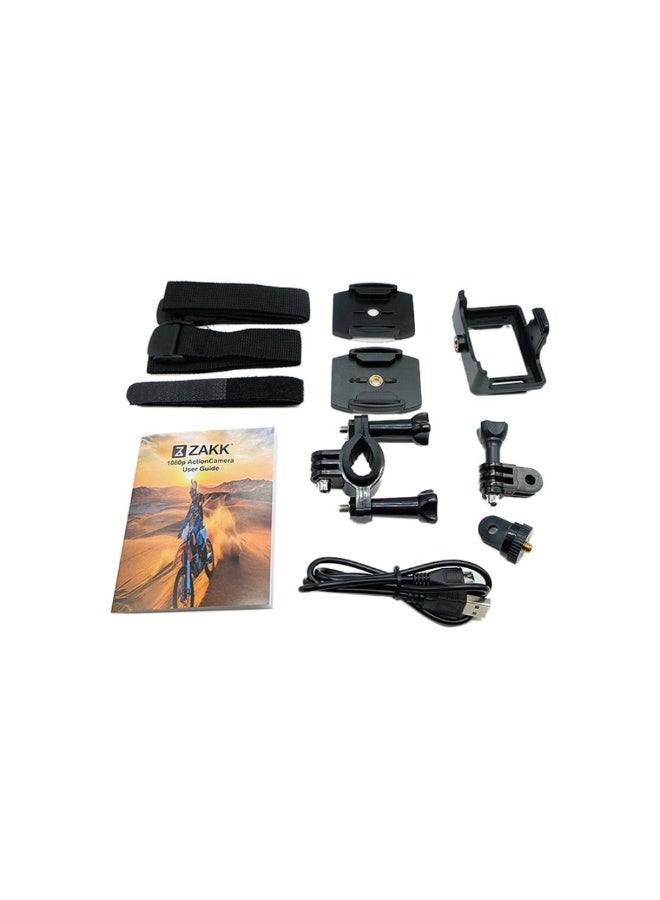 Full Waterproof Wi-Fi 1080P HD Sports And Action Camera With Accessory Bundle - Image 4