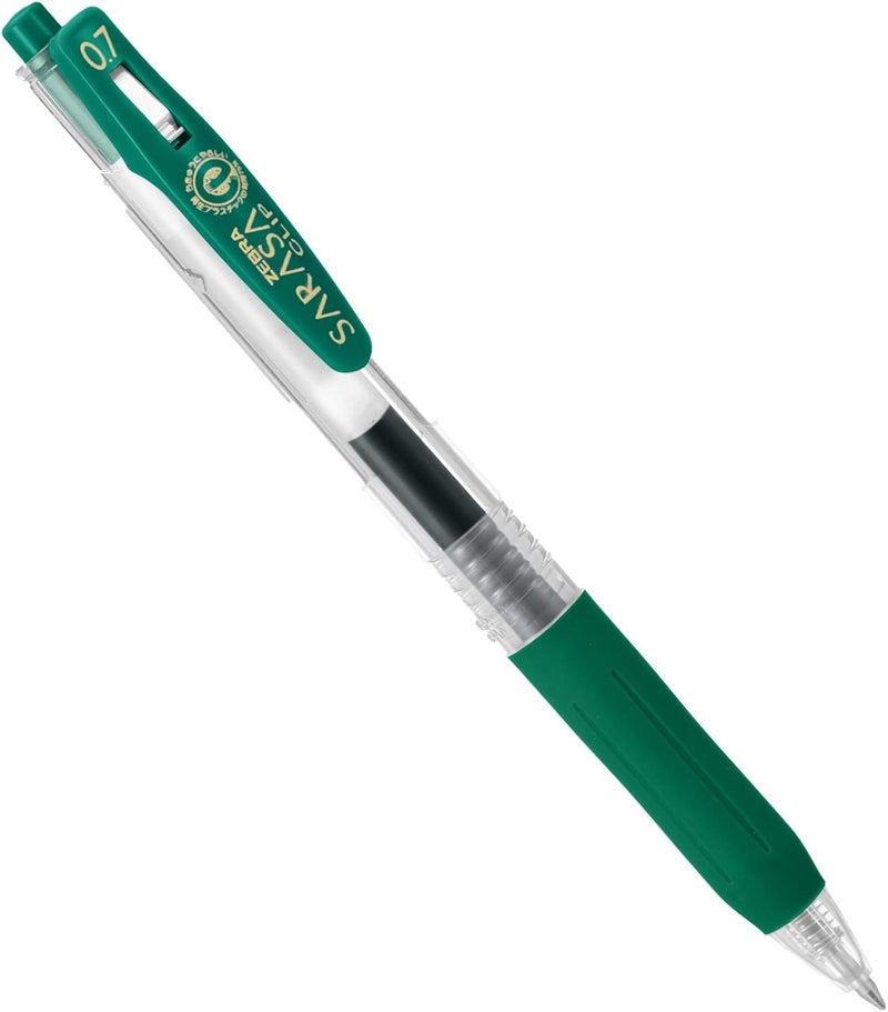 Zebra Pen قلم زيبرا سارا سا كليب 0.7 مم، أخضر (JJB15-G) - Image 2